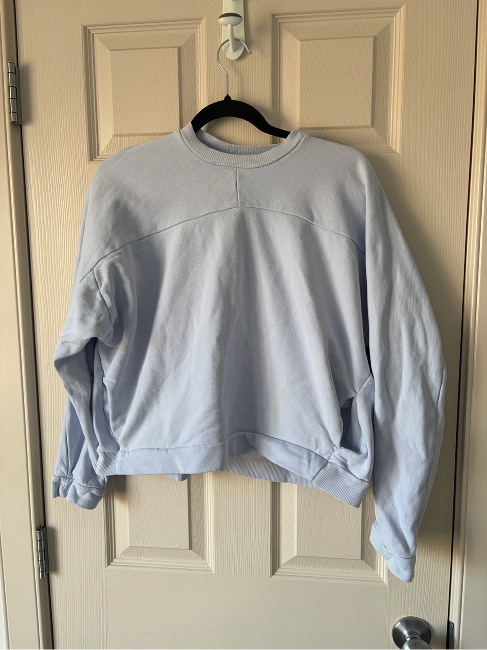 🖤 MAXMARA LEISURE - Blue Crewneck Sweater - Fits a Medium - FLAWED